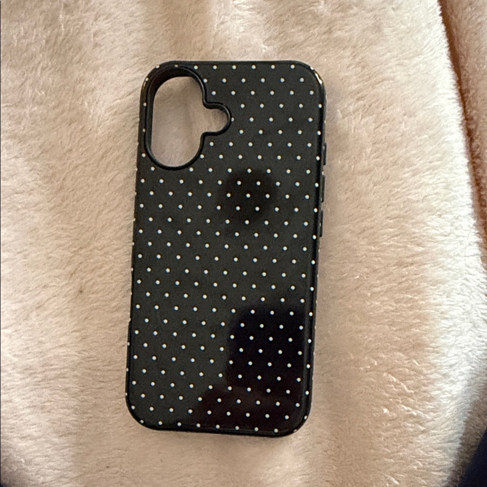 Black Polka Dot Phone Case